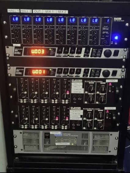 Clever Acoustics amplifier rack