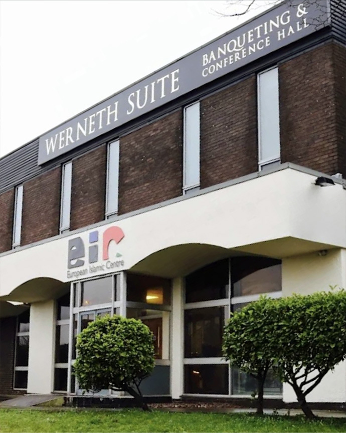 Home Exterior of the European Islamic Centre graded