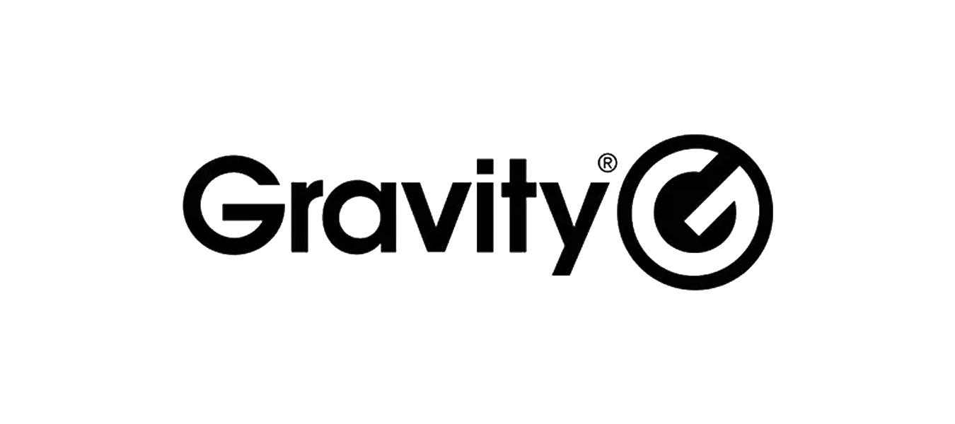 Home gravity stands transparent logo