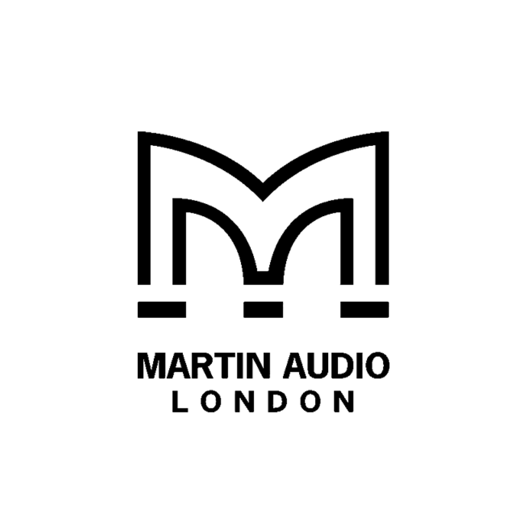martin audio white box logo